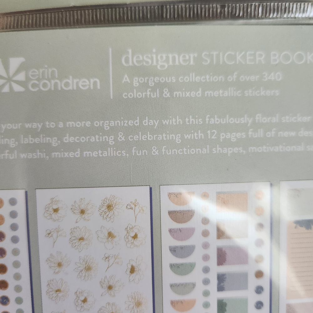 Erin Condren In Bloom Sticker Book - Picture 5 of 5